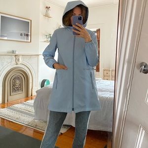 ZARA raincoat in light blue color